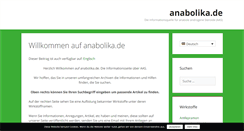 Desktop Screenshot of anabolika.de