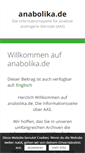 Mobile Screenshot of anabolika.de